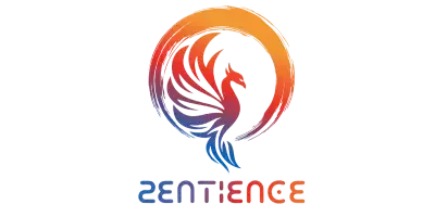 A logo of a company: Zentience