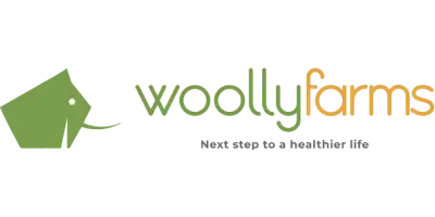 A logo of a company: woolly farms
